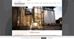 Desktop Screenshot of hotel-am-dom.com