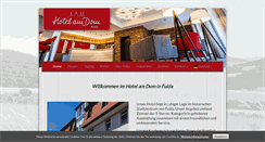 Desktop Screenshot of hotel-am-dom.de